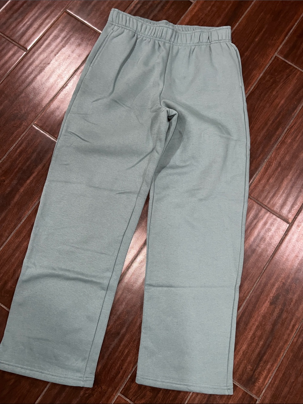Athletic Works Light Sage Elastic-Waist Sweatpants
